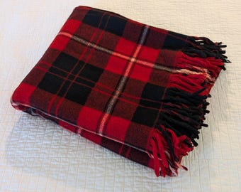 Red, White and Black Imperfect Pendleton