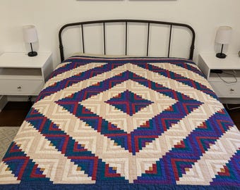 Modern Log Cabin, Brilliant Colors, Imperfect