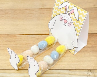 PRINTABLE Easter Treat Label &quot;Fat Bunny&quot; (Printable Easter Treat Label for Kids!)
