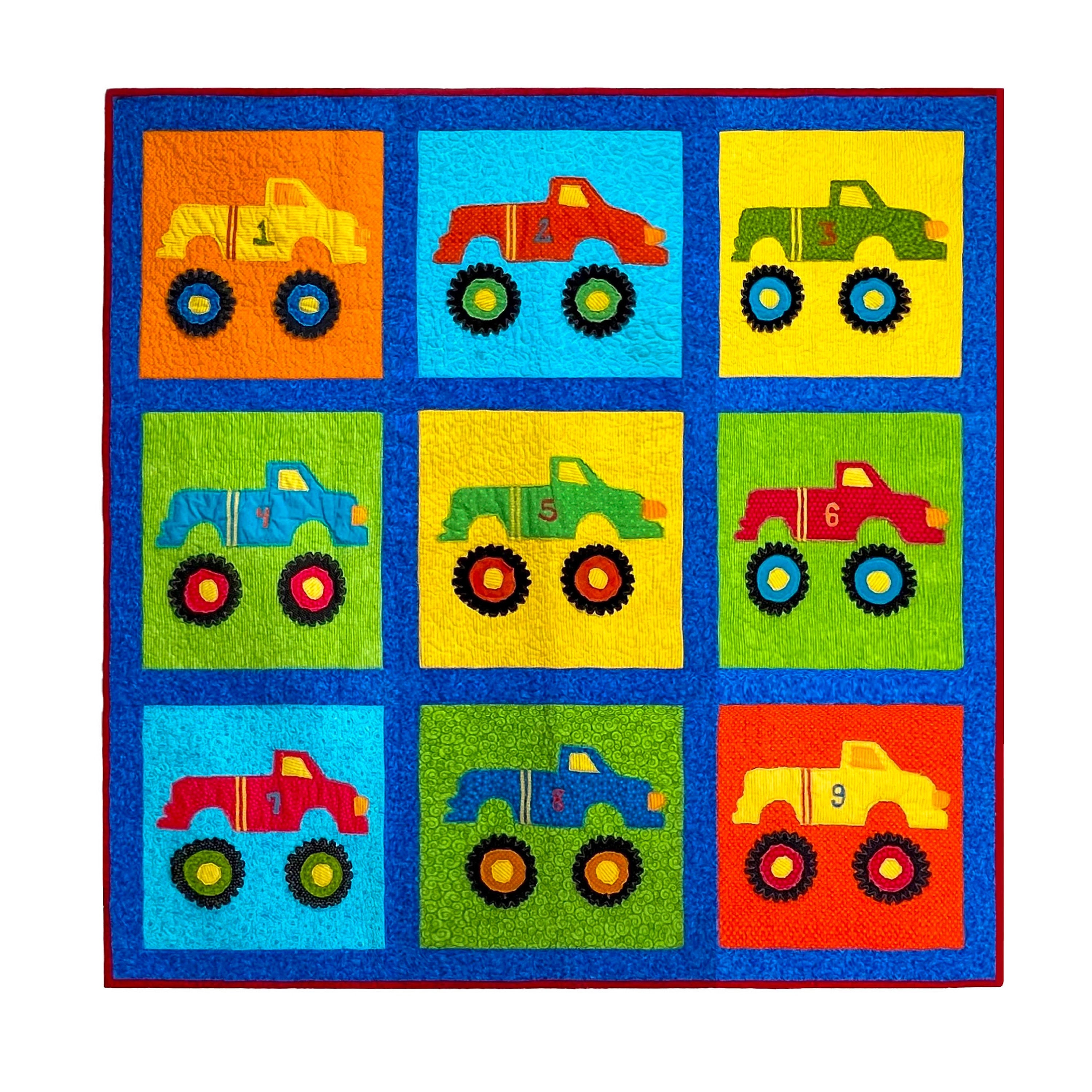 Trucks Quilt Pattern monster Trucks monster Etsy