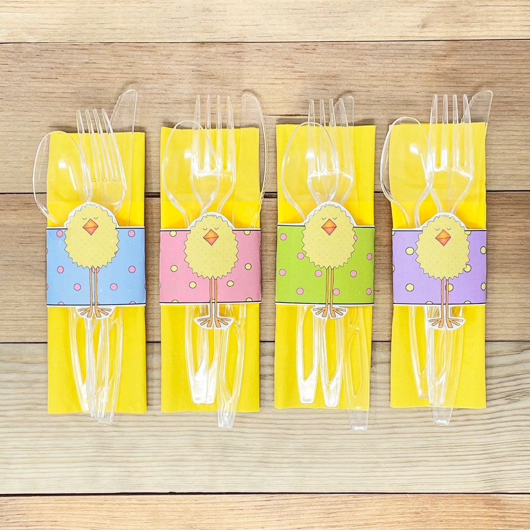 PRINTABLE Easter Napkin Rings easter Chick Etsy