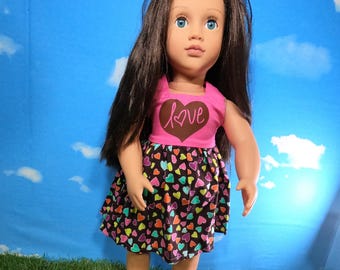18-inch doll Hearts of Love Outfit