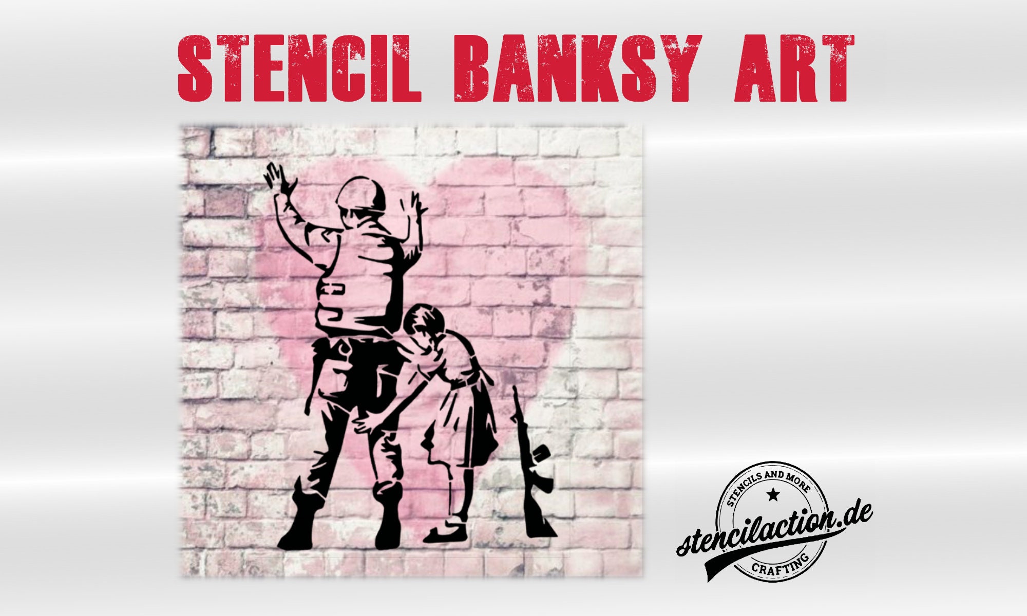 Banksy girl soldier