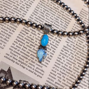 Hoover Golden Hills + Turquoise Necklace Pendant
