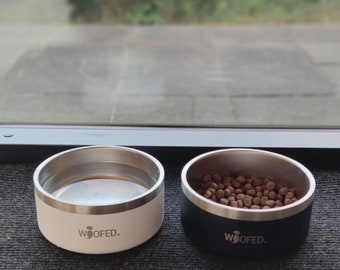 Premium stainless steel bowl| Dog bowl | | High quality bowl | 1850ml & 1200ml | Dog bowl | food bowl | stylish, simple, modern