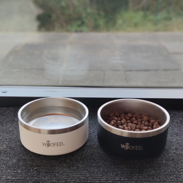 Premium stainless steel bowl| Dog bowl | | High quality bowl | 1850ml & 1200ml | Dog bowl | food bowl | stylish, simple, modern