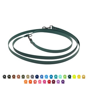 Biothane Umhängeleine 13mm & 19mm breit Freihandleine Hands-free auch für grosse Hunde geeignet versch. Farben 2m 2,5m 3m Bild 2