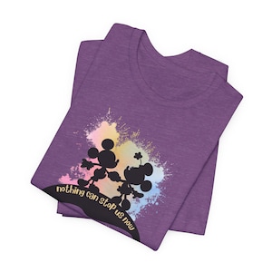 Nothing Can Stop Us Now Shirt – Mickey & Minnie Holding Hands – Runaway Railway Disney Trip Tee – Cute Couple Matching, Theme Park Apparel