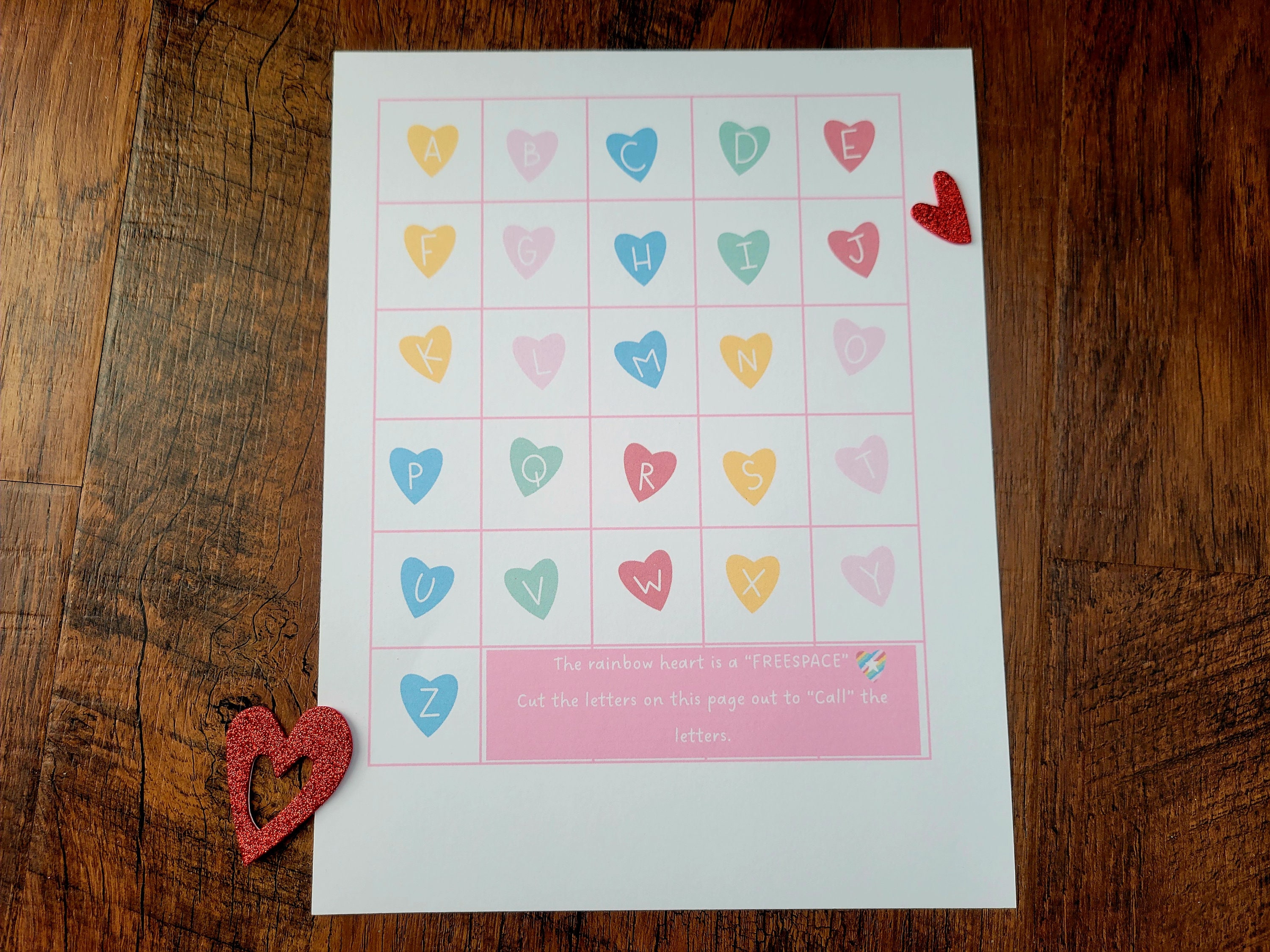 Printable Alphabet PDF Bingo Cards - Etsy