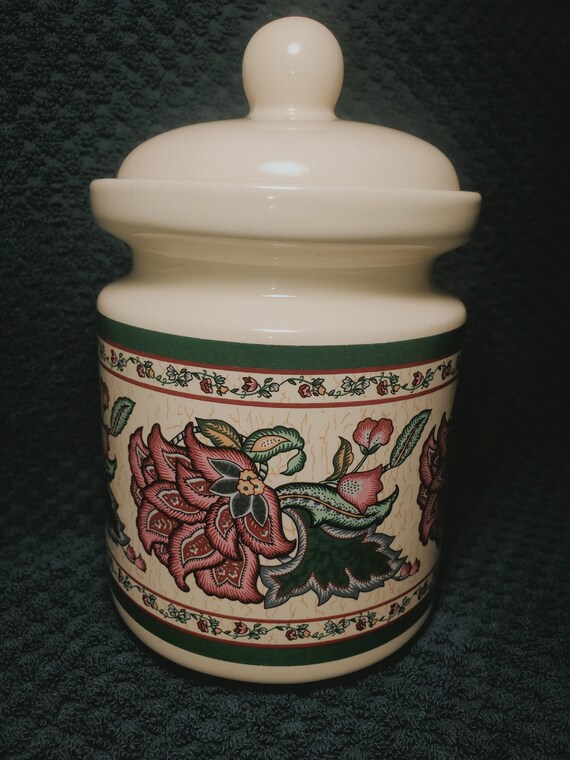 Preferred Stock Paisley Print Canister Etsy