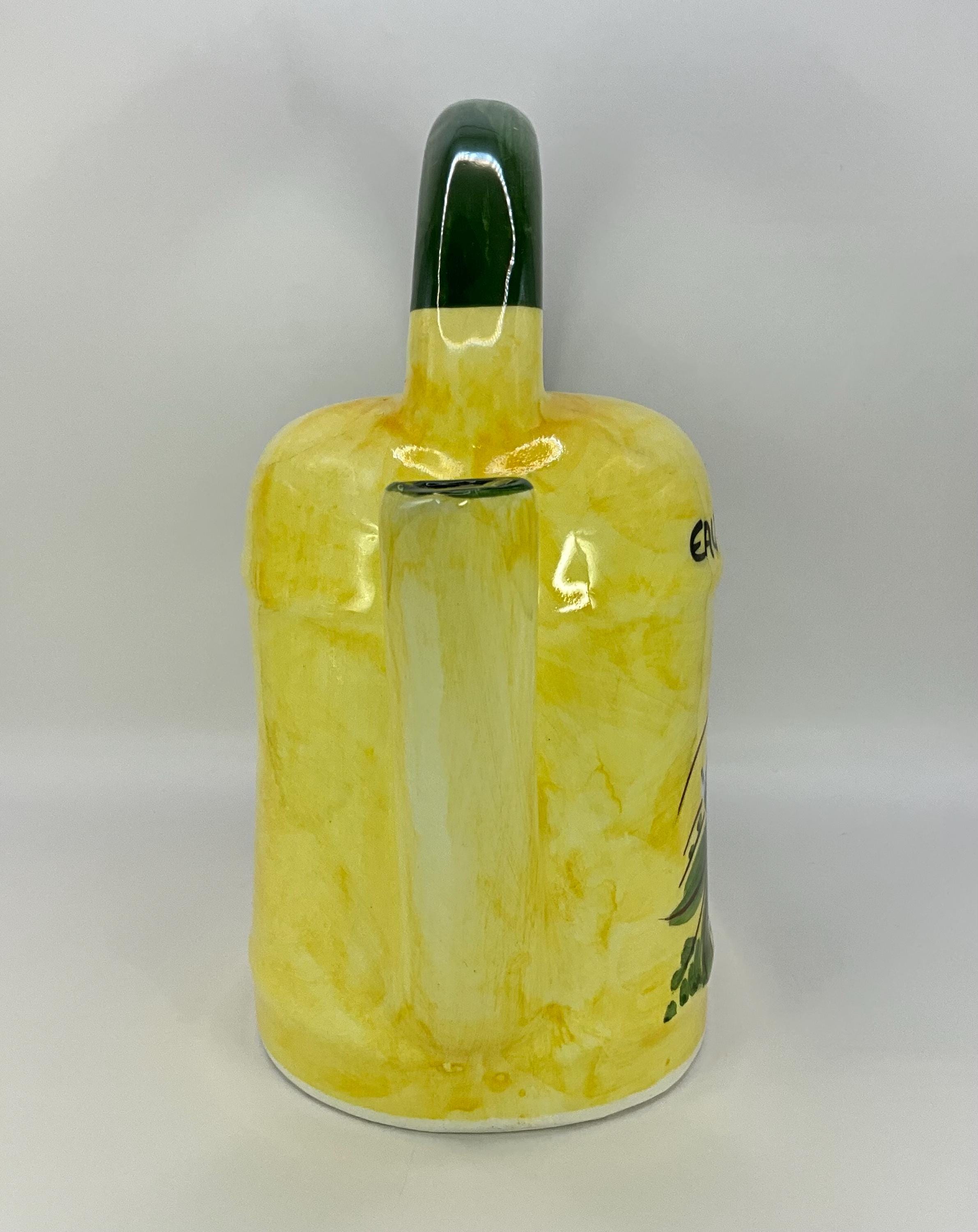 見事なフランス製ヴィンテージハンドメイドの陶器製真水/水差し