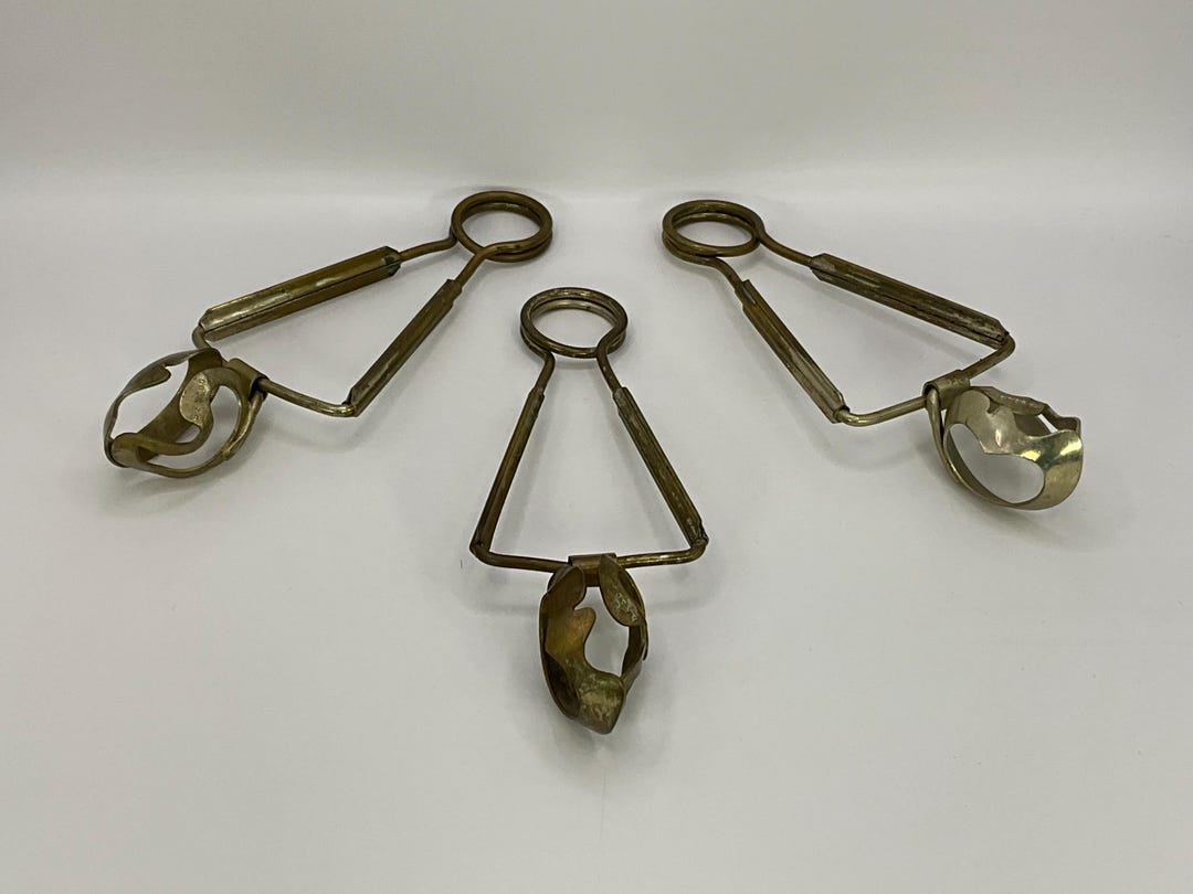 French Vintage Set of 3 Metal Escargot Tongs / Snail Tongs. These Are ...