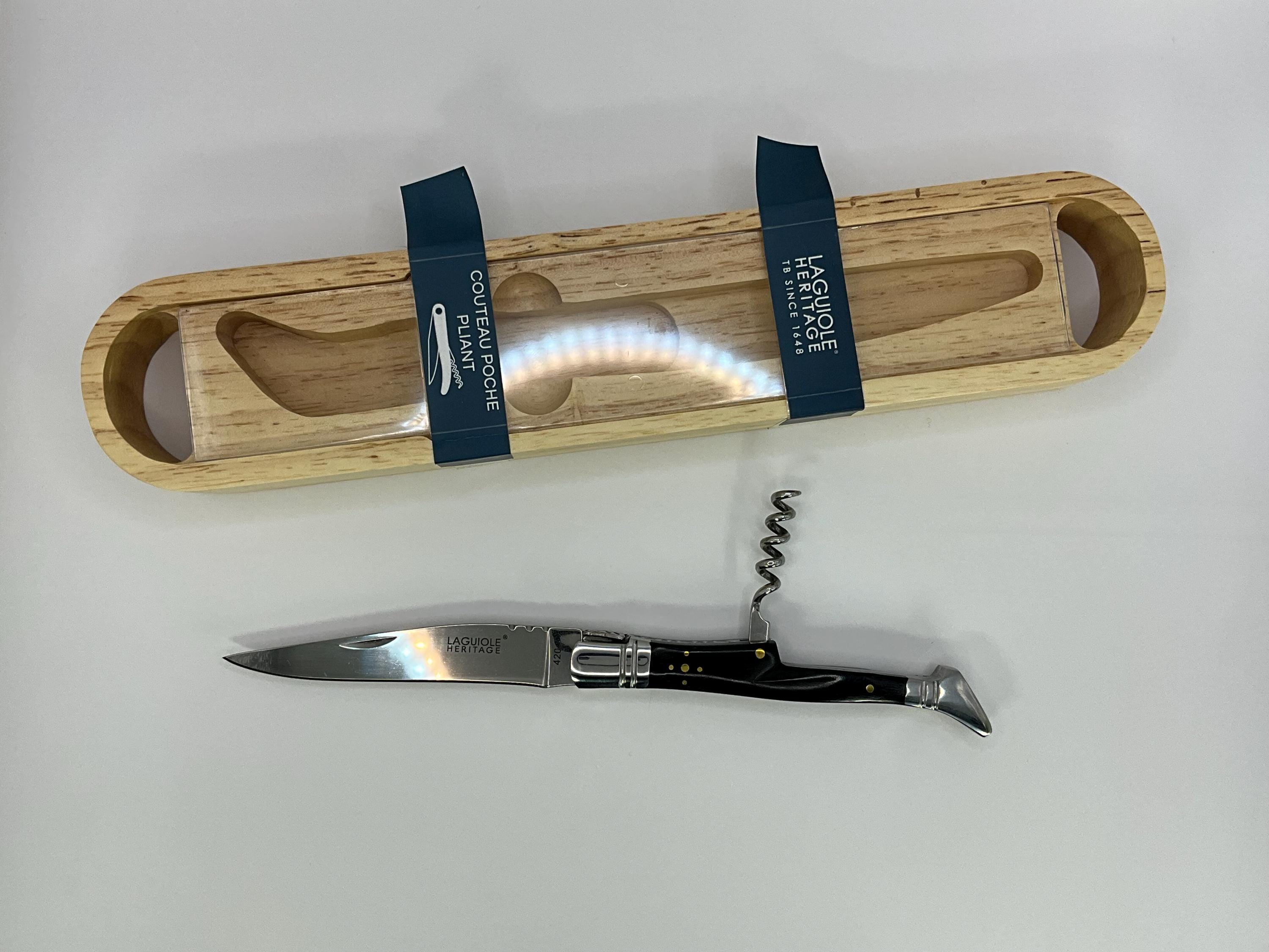 Navaja Laguiole 1421 con sacacorchos de segunda mano por 95 EUR en Barcelona en WALLAPOP