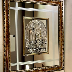 L'Arte dell'Argento Sterling 925 Wooden Rectangle Picture
