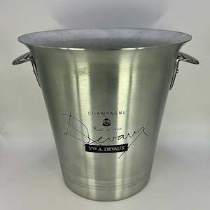 French vintage CHAMPAGNE A.DEVAUX champagne bucket / Seau à Champagne / barware.