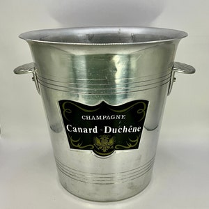 French vintage Canard-Duchene champagne bucket / Seau à Champagne / barware.