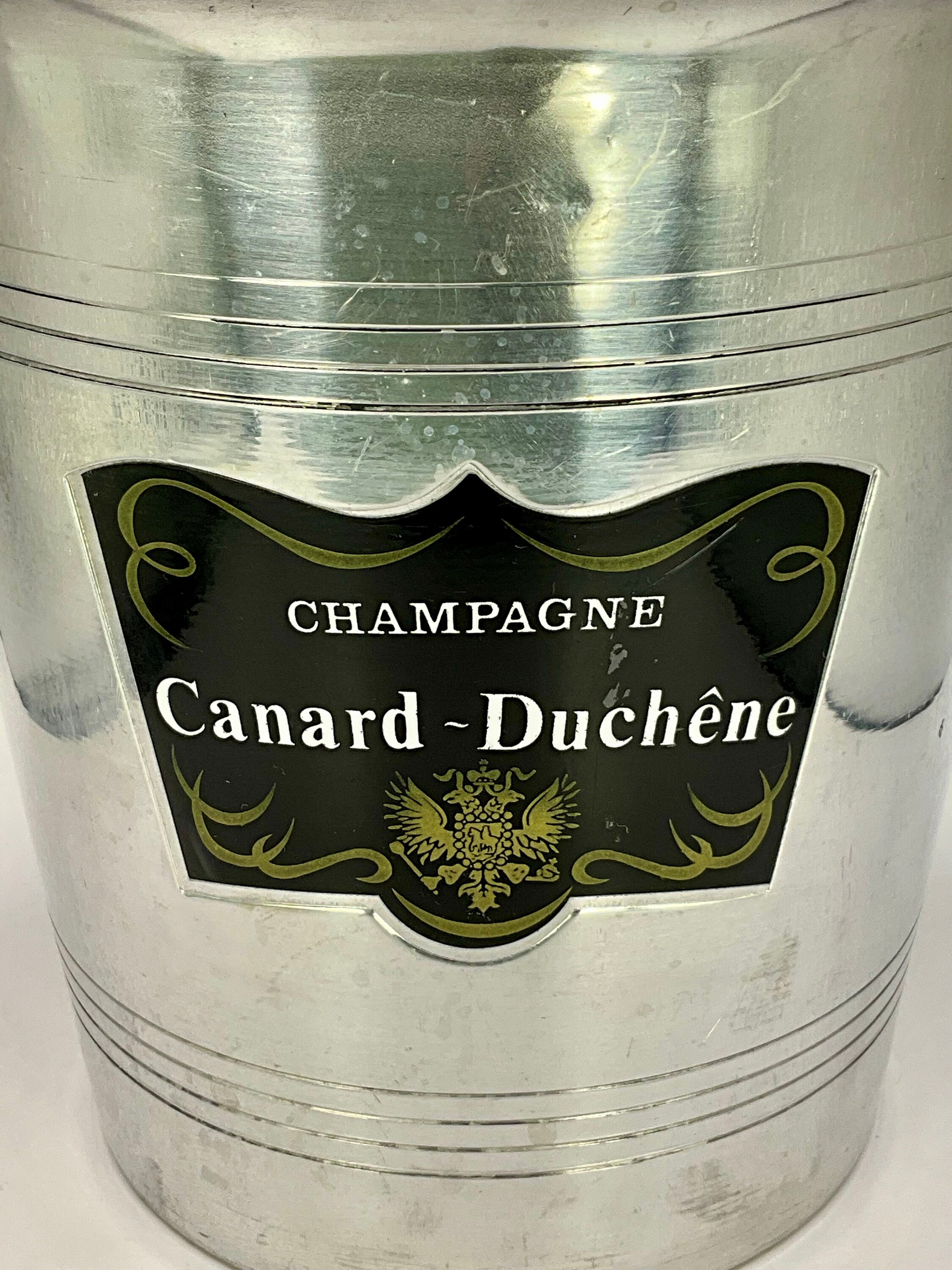Seau a Champagne ,Vintage Français Canard Duchene Champagne seau à glaçons, refroidisseur, rétro refroidisseur de bouteille - France
