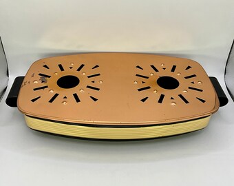 Plaque Chauffante Vintage Salton Hotray MCM – 15 Cm X 15 Cm, état Fonctionnel