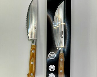 Brand new 1 Sabatier Tropette pizza knife with pakka wood handle.