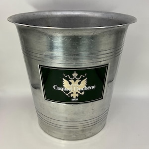 French vintage Canard-Duchene champagne bucket / Seau à Champagne / ice bucket / barware.