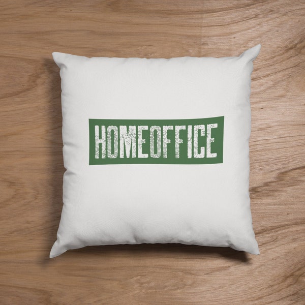 Homeoffice grunge Kissen/Kissenhülle,Baumwolle,Homeoffice Dekoration,diverse Farben,cooles Decor Motivkissen,Geschenk fürs Büro,Maße40x40cm