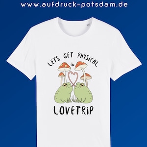 Lovetrip Unisex Shirt,Bio Baumwolle,Fairtrade,Festival T-Shirt,Rave Tee,Sommer Outfit,Festival Rave Shirt,Festival Shirt,Frog Shirt