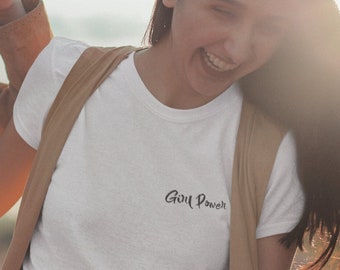 Girl Power Unisex Shirt,Bio Baumwolle,Fairtrade,Statement Shirt,Feminismus T-Shirt,Starke Frauen Shirt,Trendshirt,Geburtstagsgeschenk