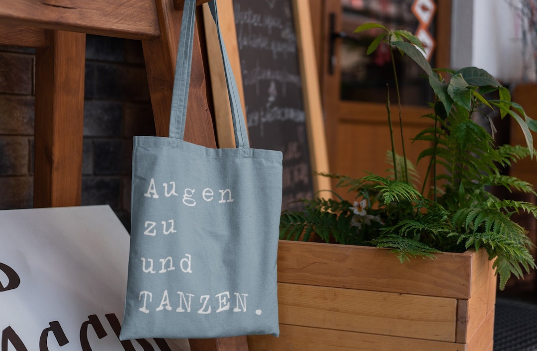 Stoffbeutel Mit Spruch Tanzen,bio Baumwolle,fairtrade,jutebeutel