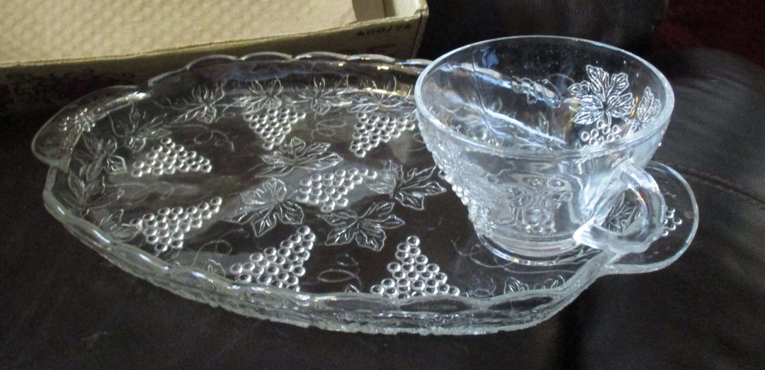 Vintage 8piece Snack Set in Original Box Etsy