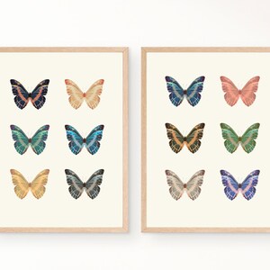 Butterfly Wall Art | Set of 2 Art Prints | Home Decor | DIGITAL DOWNLOAD | PRINTABLE