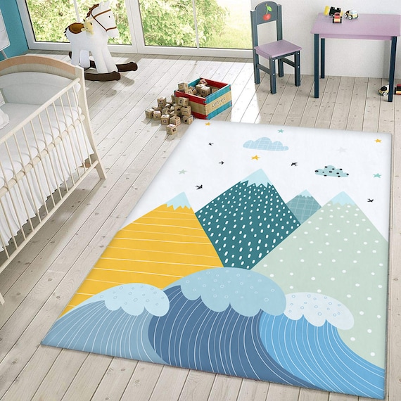 Scandi kids cheap rug