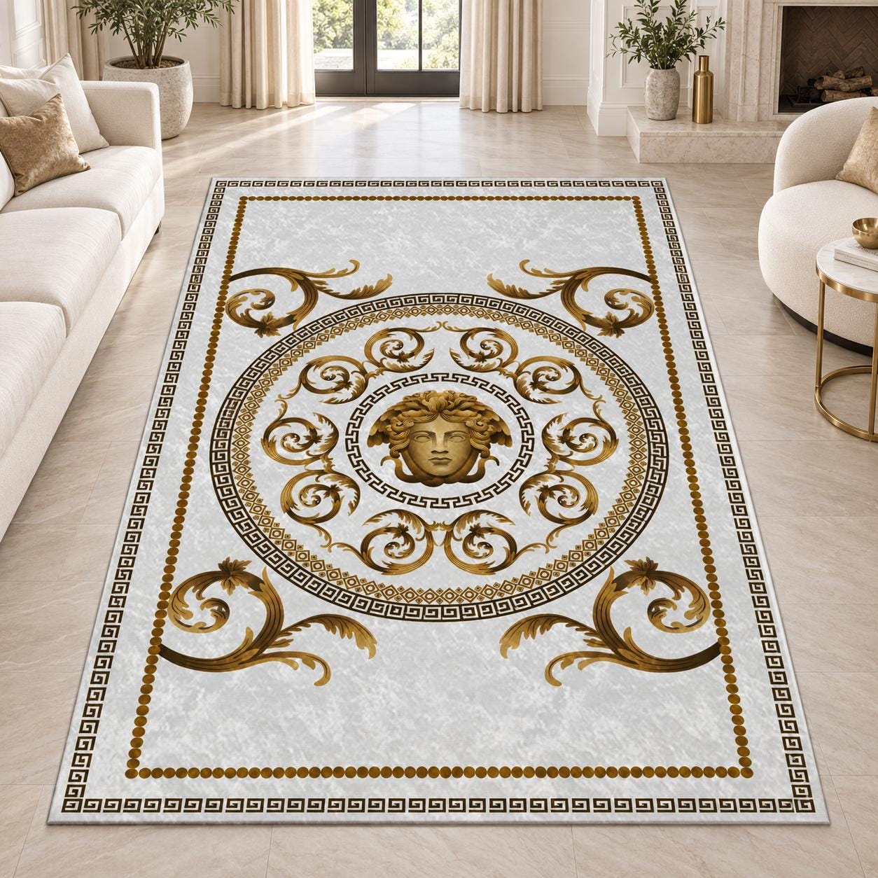 Versace Bathroom Rug - Etsy