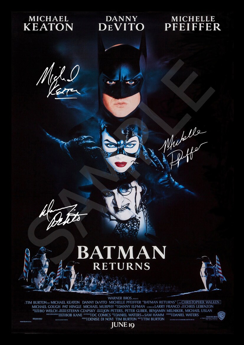 “Batman Returns” Original One Sheet Poster - Film Poster - Movie Poster