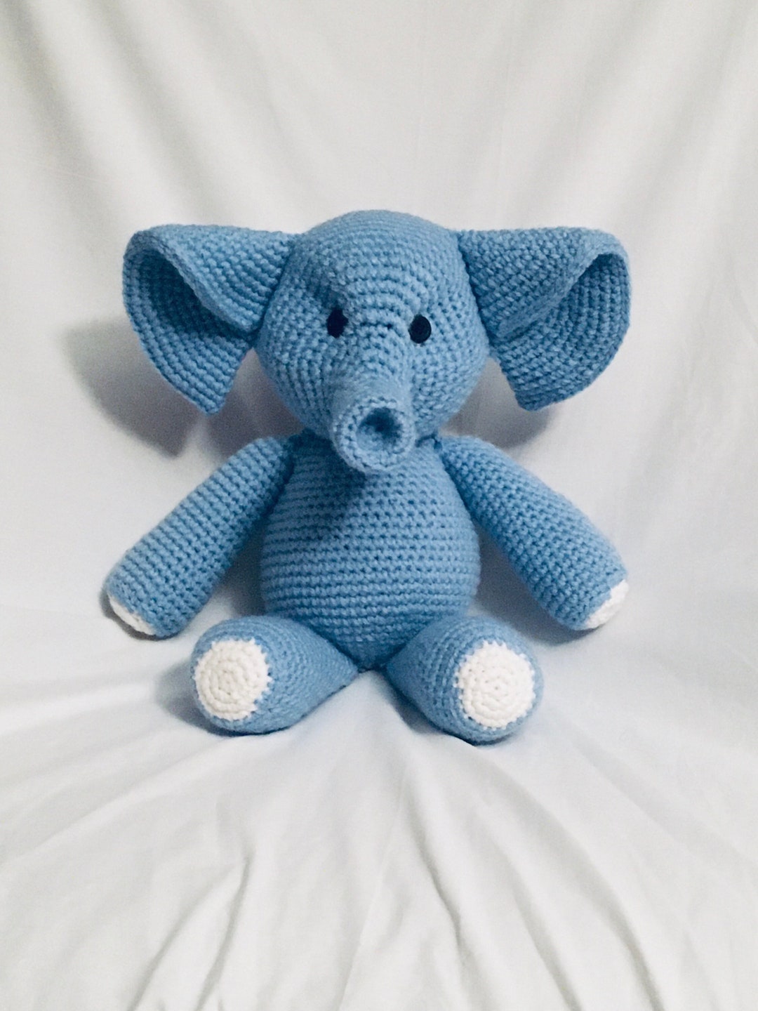 Stuffed Crochet Elephant Etsy