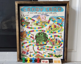 Display and Play 1962 Candy Land Framed Board Game