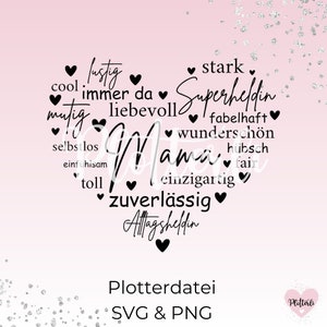 Plotterdatei Mama Muttertag Mom Plotter Datei SVG PNG