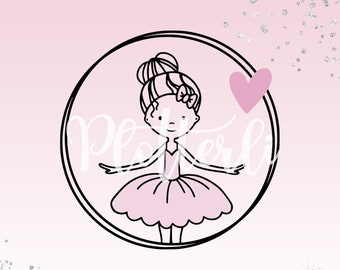 Plotter file cute ballerina / dancer / girl plotter file SVG PNG incl. commercial license