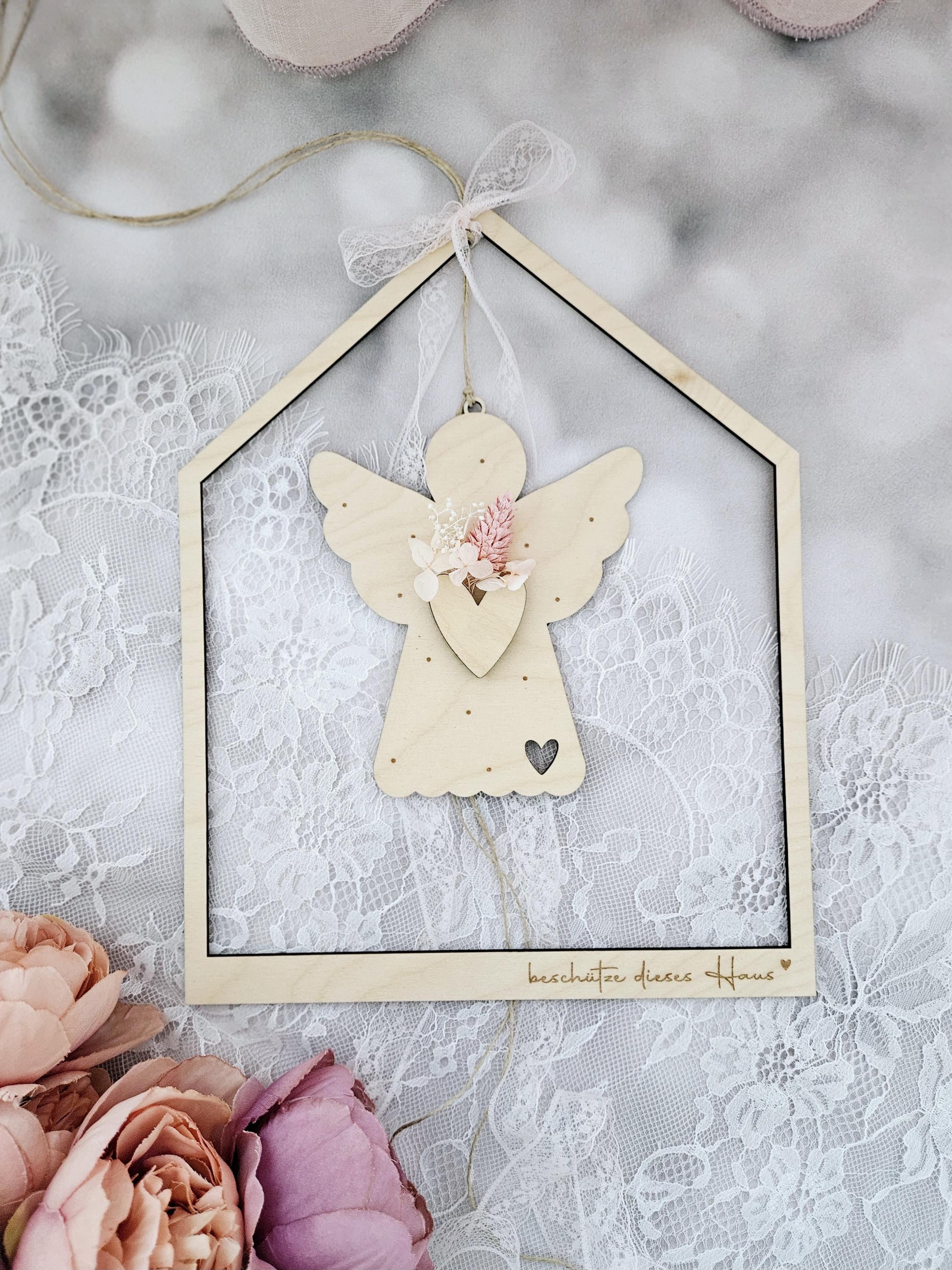 SVG Laser File Guardian Angel, Loop, House, Wreath, SVG Lasercut ...