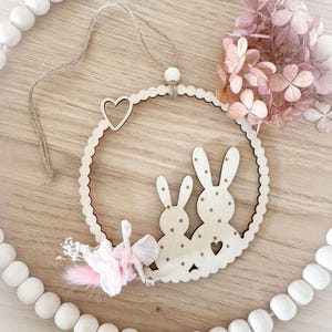 Traceur et fichier laser couronne de lapin / Pâques / lapins / Lapins de Pâques SVG incl.