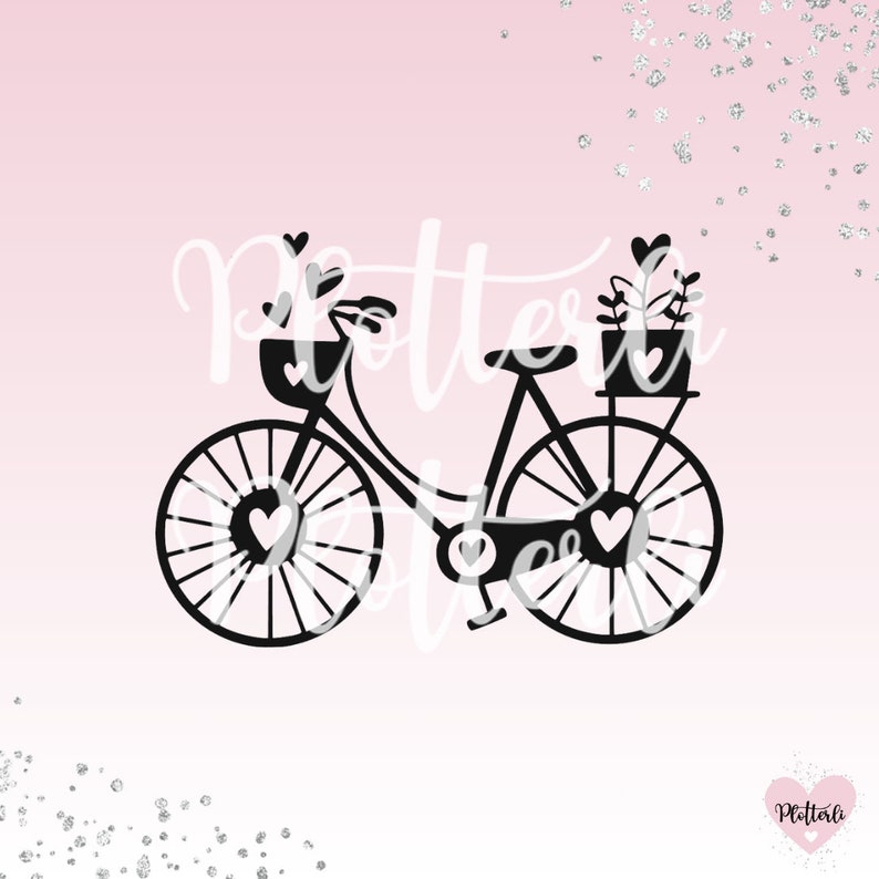 Plotterdatei, Laserdatei, Blumen, Frühling, Fahrrad, Rad, Radl, Plotten, Lasern, Plotterliebe, Frühlingszauber, Frühling, Springtime, Herzhäuser, Herz, Zuhause, Lieblingsplatz, Haus, Home, Frühlingsgefühle, Lizenz, Gewerbelizenz, Kommerziell
