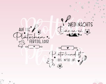 Plotter file & laser file Christmas bakery / cookies / gingerbread / winter / Christmas / SVG PNG incl. commercial license
