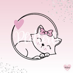 Plotterdatei süße baby Katze Kitty Katzen Plotter Datei SVG PNG