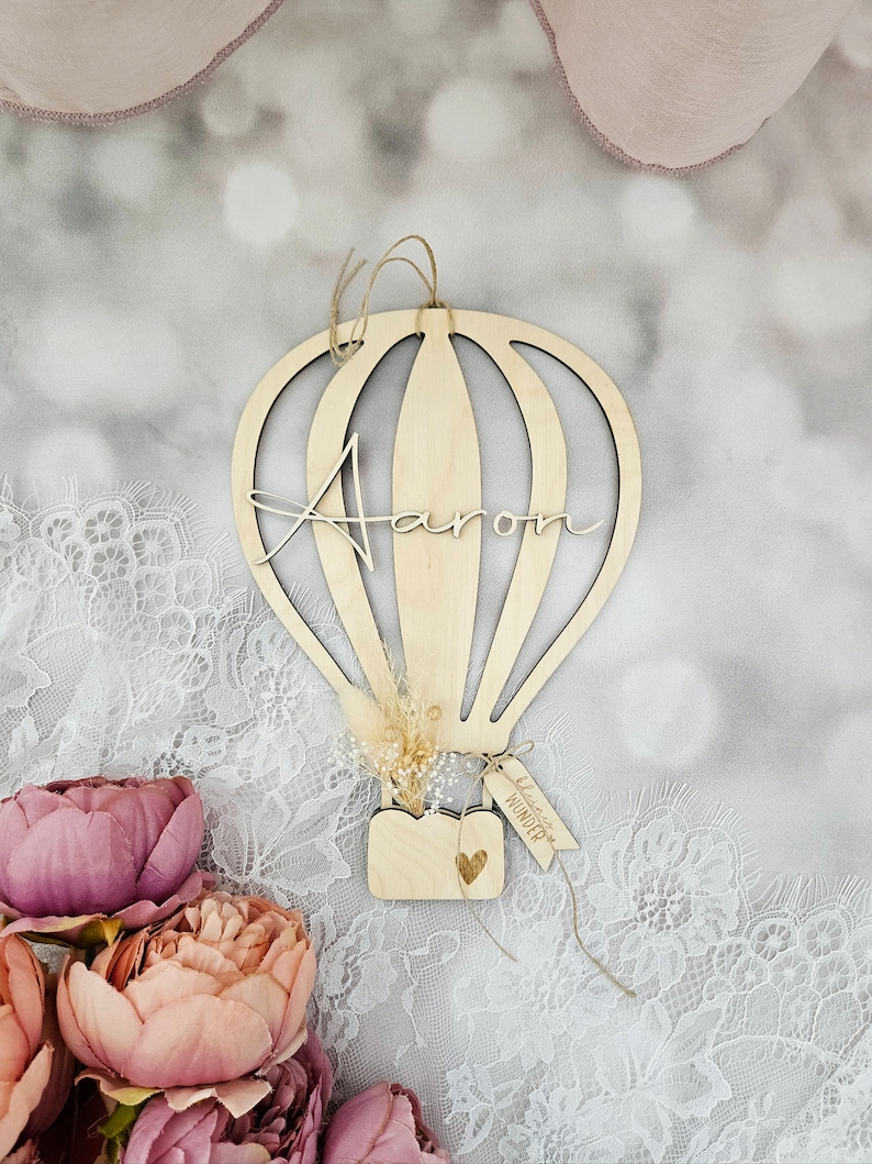 Heißluftballon Acryl-Anhänger – Bunt, Wetterfest, Hängend Für Garten, Terrasse & Außenbereich – Lichtreflektierende Deko, Vielseitig Einsetzbar
