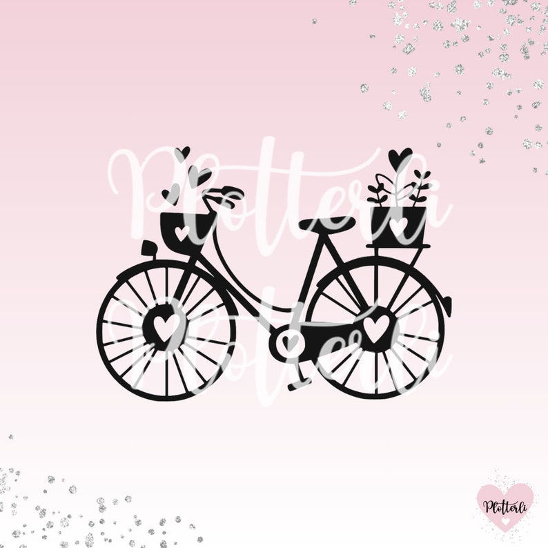 Plotterdatei, Laserdatei, Blumen, Frühling, Fahrrad, Rad, Radl, Plotten, Lasern, Plotterliebe, Frühlingszauber, Frühling, Springtime, Herzhäuser, Herz, Zuhause, Lieblingsplatz, Haus, Home, Frühlingsgefühle, Lizenz, Gewerbelizenz, Kommerziell