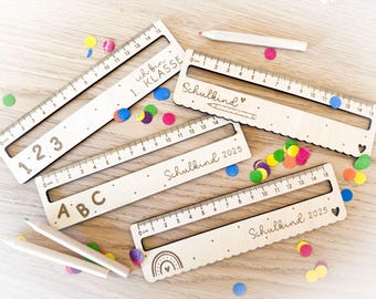 SVG laser file reading aid, ruler, schoolchild, back to school, school enrollment, SVG lasercut, including commercial license