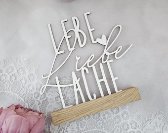 Plik laserowy SVG blokuje Live Love Laugh, bloki stoją wycinane laserowo SVG, w tym licencja komercyjna