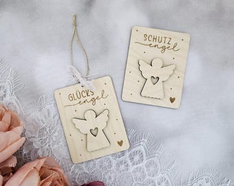SVG laser file lucky charm, guardian angel, angel SVG lasercut, including commercial license
