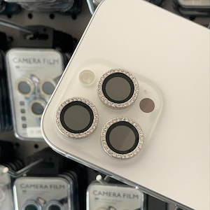 Silver Diamond Kameralinsenschutz für Galaxy & iPhone