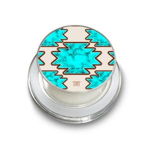 Turquoise Marble Aztec Western Magnetic Phone Grip