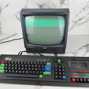 Amstrad CPC 464 Home Computer & GT65 Green Screen Monitor - Working Bundle Retro